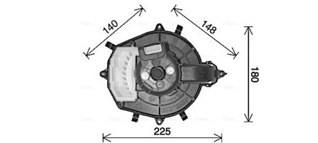 Компресор салону AVA QUALITY COOLING CN8316