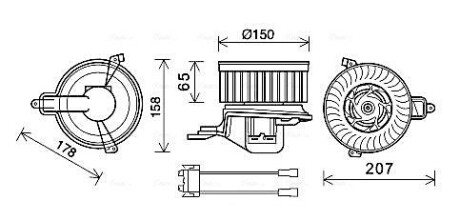 Компресор салону AVA QUALITY COOLING CN8511