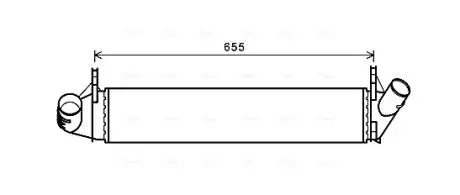 Охолоджувач наддувального повітря AVA QUALITY COOLING DAA4006
