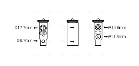 Клапан розширювання AVA QUALITY COOLING DN1380