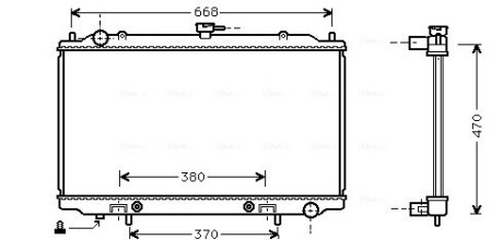 Радiатор AVA QUALITY COOLING DN 2189 (фото 1)