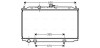 Радиатор охлаждения двигателя nis alm2/prim3 15/6/8 00- (ava) AVA QUALITY COOLING DN2215 (фото 1)