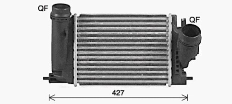 Охолоджувач наддувального повітря AVA QUALITY COOLING DN4469