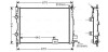AVA NISSAN Радіатор охолодження двиг. QASHQAI / QASHQAI +2 I 1.5 dCi 06- AVA QUALITY COOLING DNA2287 (фото 1)