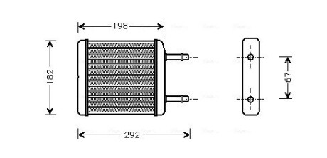 Радiатор опалення AVA QUALITY COOLING DWA6024