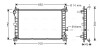 AVA FORD Радіатор охолодження FOCUS 1,8 TD 98- AVA QUALITY COOLING FD2265 (фото 1)