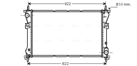 Радiатор AVA QUALITY COOLING FD 2320