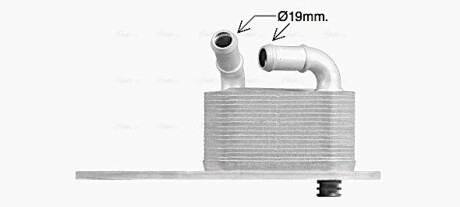 Охолоджувач оливи AVA QUALITY COOLING FD3666