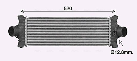 Охолоджувач наддувального повітря AVA QUALITY COOLING FD4677