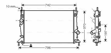 Радiатор AVA QUALITY COOLING FDA 2369