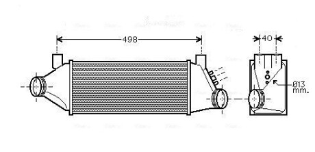 Интеркулер AVA QUALITY COOLING FDA4385