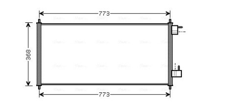 Радiатор кондицiонера AVA QUALITY COOLING FDA 5361