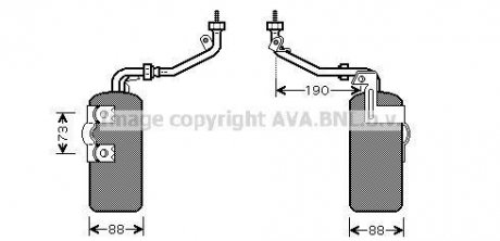 Осушувач, Система кондиціонування повітря AVA QUALITY COOLING FDD387 (фото 1)