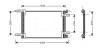 AVA FIAT Радіатор кондиціонера (конденсатор) 1.2/1.9D 01- AVA QUALITY COOLING FT5248 (фото 1)