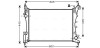 Радіатор системи охолодження двигуна AVA QUALITY COOLING FTA2318 (фото 1)