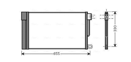 Радіатор кодиціонера AVA QUALITY COOLING FTA5314D