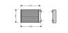 Теплообмінник, Система опалення салону AVA QUALITY COOLING FTA6242 (фото 1)