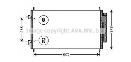 Радіатор кондіционера (вир-во) AVA QUALITY COOLING HD5214D (фото 1)