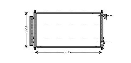 Радіатор кондиціонера AVA QUALITY COOLING HD5222D