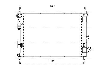 Радиатор AVA QUALITY COOLING HY 2335 (фото 1)