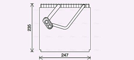 AVA HYUNDAI Випарник системи кондиціонування повітря TUCSON 2.0 04- AVA QUALITY COOLING HYV466