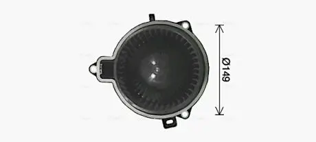 Вентилятор отопителя салона Iveco Daily (11-) AVA AVA QUALITY COOLING IV8502