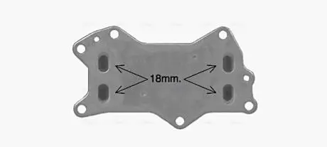 Масляный теплообменник JEEP GRAND CHEROKEE (2010) 3.6 VVT (Ava) AVA QUALITY COOLING JE3079