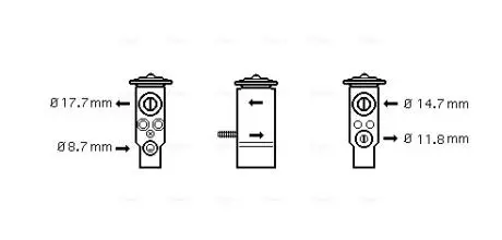 Розширювальний клапан AVA QUALITY COOLING MS1111