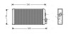 Радиатор отопителя mb 507d-814d 86- (ava) AVA QUALITY COOLING MS6188 (фото 1)