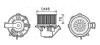 Вентилятор салона mb, vw AVA QUALITY COOLING MS8648 (фото 1)