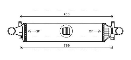 Охолоджувач наддувального повітря AVA QUALITY COOLING MSA4658