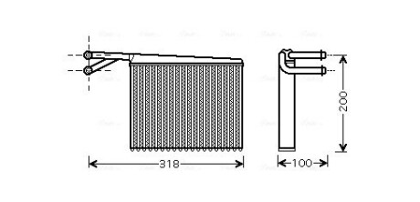 Радiатор опалення AVA QUALITY COOLING MSA 6372