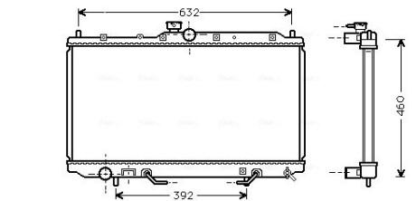 Радиатор AVA QUALITY COOLING MT 2153