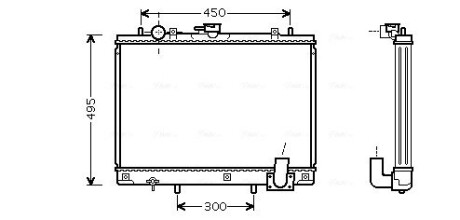 Радiатор AVA QUALITY COOLING MT 2161