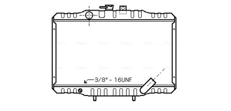 Радiатор AVA QUALITY COOLING MTA 2062 (фото 1)