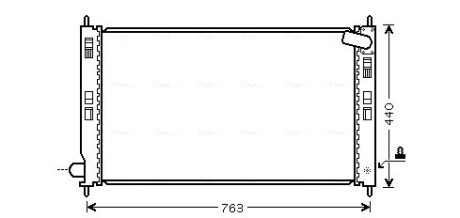 Радiатор AVA QUALITY COOLING MTA 2207