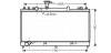 Радиатор охлождения mazda 6 2.5 mt 03/05-09/07 (ava) AVA QUALITY COOLING MZ2224 (фото 1)