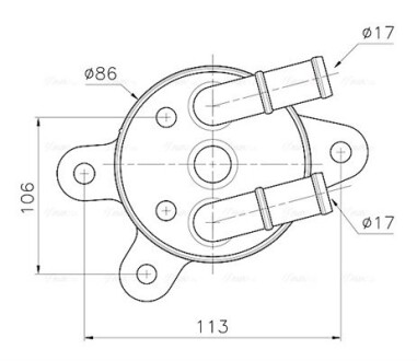 Охолоджувач оливи AVA QUALITY COOLING MZ3301