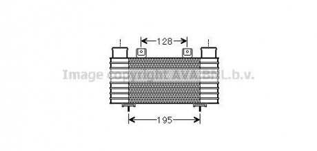 AVA FORD Інтеркулер RANGER 2.5 99-, MAZDA AVA QUALITY COOLING MZ4239