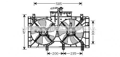 Вентилятор AVA QUALITY COOLING MZ7537 (фото 1)