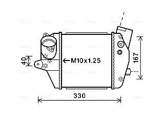 Интеркулер AVA QUALITY COOLING MZA 4243