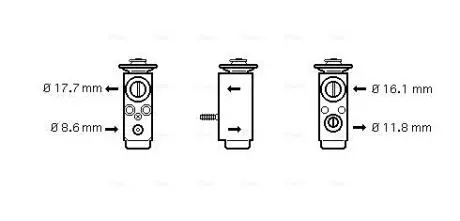 Розширювальний клапан AVA QUALITY COOLING OL1352