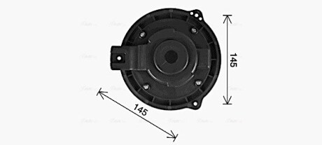 Вентилятор отопителя салона Chevrolet Captiva (06-) 2,4i 3,2i, Epica 2,0i 2,5i AVA QUALITY COOLING OL8728