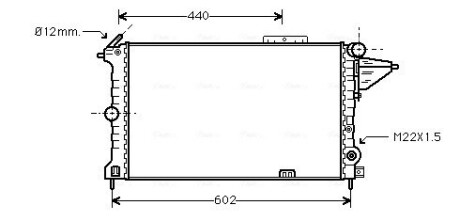 Радиатор AVA QUALITY COOLING OLA 2119