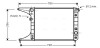 AVA OPEL Радіатор охолодження двиг. OMEGA B 2.0 94- AVA QUALITY COOLING OLA2201 (фото 1)