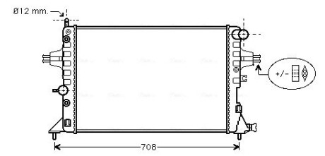 Радiатор AVA QUALITY COOLING OLA 2254