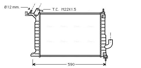 Радиатор AVA QUALITY COOLING OLA 2275