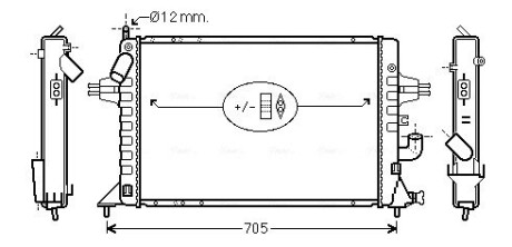 Радiатор AVA QUALITY COOLING OLA 2294