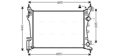 Радиатор AVA QUALITY COOLING OLA2408