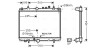AVA CITROEN Радіатор охолодження C5 1,8 AUT. 00- AVA QUALITY COOLING PE2235 (фото 1)